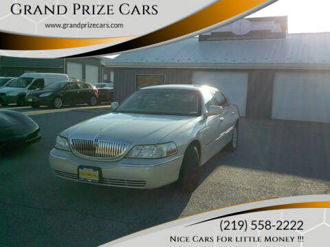 2007 Lincoln Town Car for sale at Grand Prize Cars in Cedar Lake IN