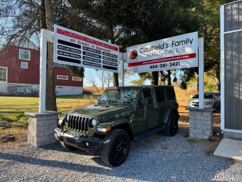 2021 Jeep Wrangler Unlimited for sale at Caulfields Family Auto Sales in Bath PA