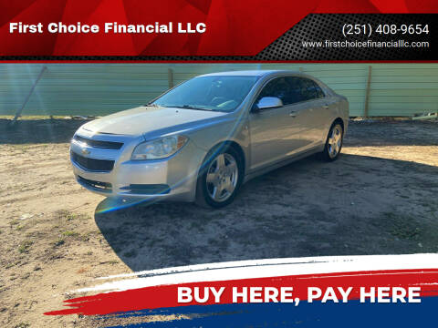 2010 Chevrolet Malibu for sale at First Choice Financial LLC in Semmes AL