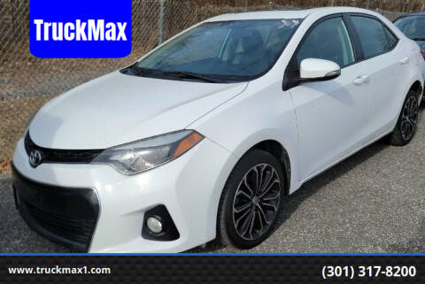 2016 Toyota Corolla for sale at TruckMax in Laurel MD