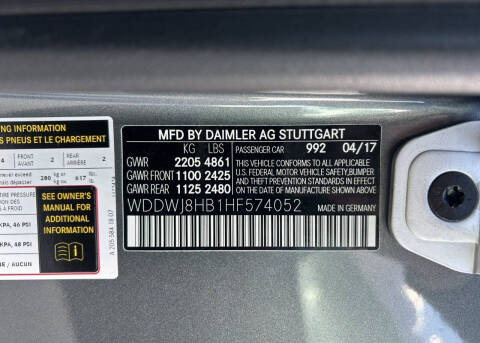 2017 Mercedes-Benz C-Class AMG C 63 S