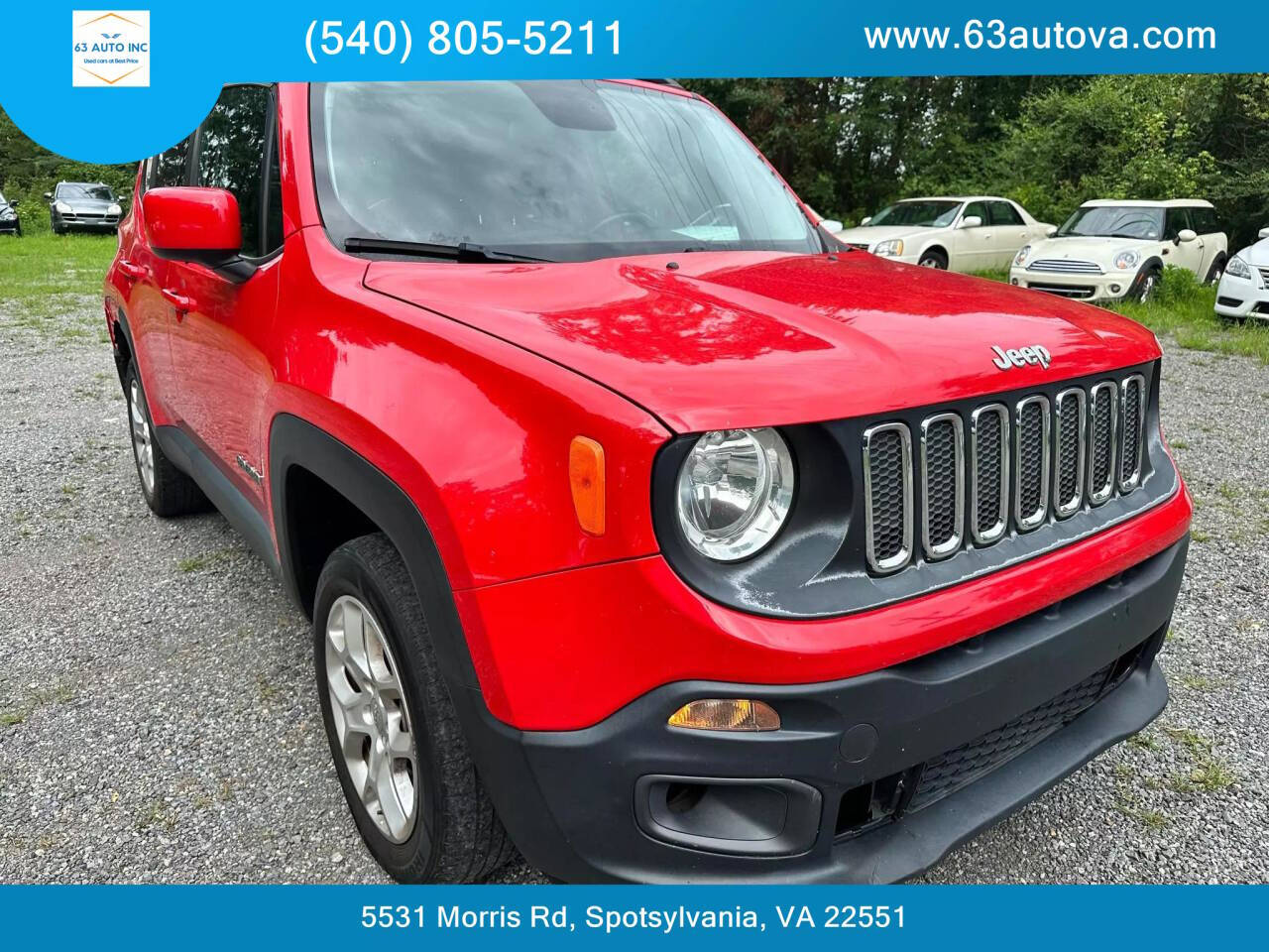 2017 Jeep Renegade for sale at 63 Auto Inc in Spotsylvania, VA