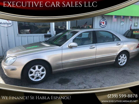 2000 Mercedes-Benz S-Class for sale at EXECUTIVE CAR SALES LLC in North Fort Myers FL