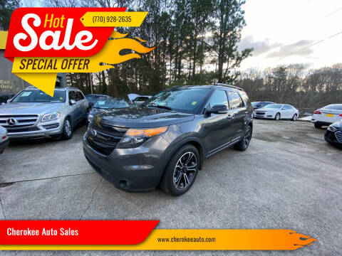 2015 Ford Explorer for sale at Cherokee Auto Sales in Acworth GA