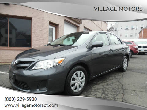 2011 Toyota Corolla for sale at Village Motors in New Britain CT