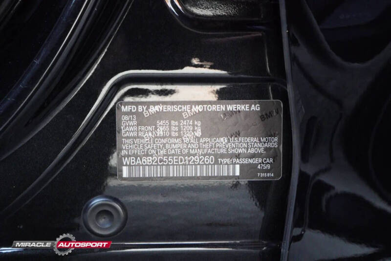 2014 BMW 6 Series 650i Gran Coupe