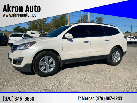 2014 Chevrolet Traverse for sale at Akron Auto in Akron CO
