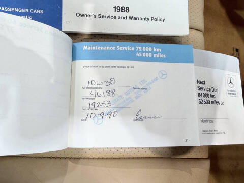 1988 Mercedes-Benz 560-Class 560 SL