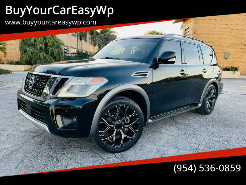 2017 Nissan Armada for sale at BuyYourCarEasyWp in West Park FL