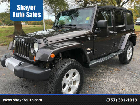 Jeep Wrangler For Sale in Cape Charles, VA - Shayer Auto Sales