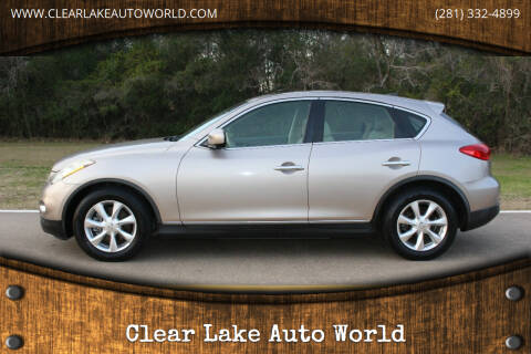 2010 Infiniti EX35 for sale at Clear Lake Auto World in League City TX