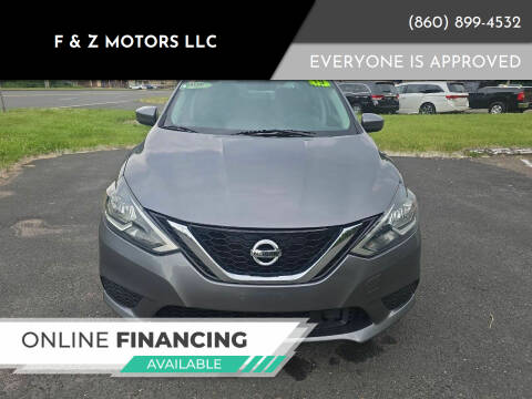 2019 Nissan Sentra for sale at F & Z MOTORS LLC in Vernon Rockville CT