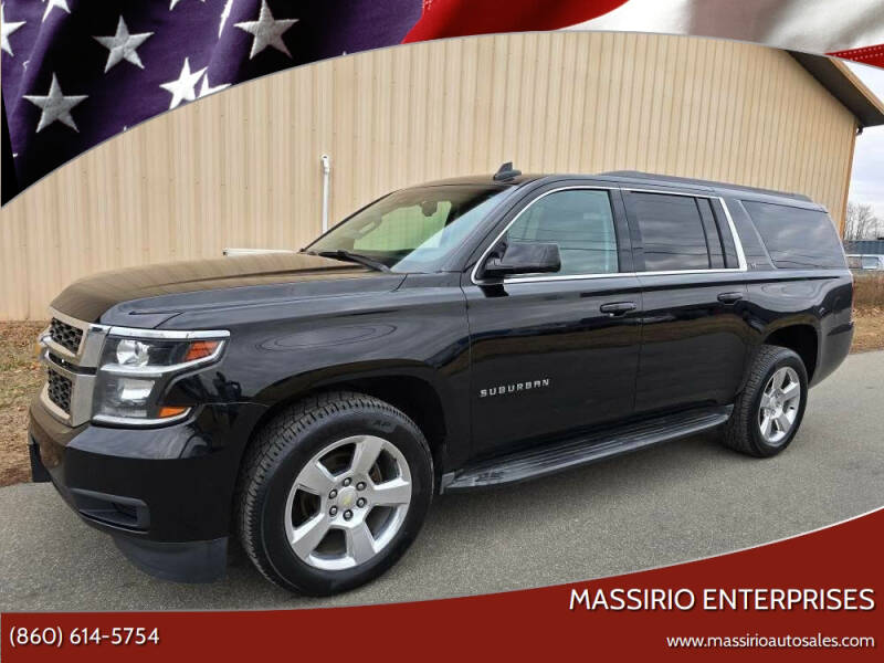 2016 Chevrolet Suburban for sale at Massirio Enterprises in Middletown CT