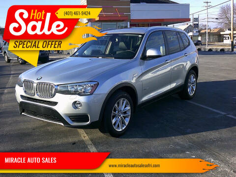 2017 BMW X3 for sale at MIRACLE AUTO SALES in Cranston RI