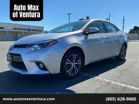 2016 Toyota Corolla for sale at Auto Max of Ventura in Ventura CA