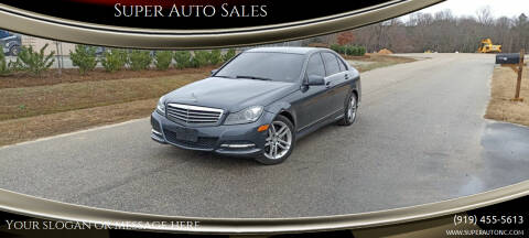 2014 Mercedes-Benz C-Class for sale at Super Auto Sales in Fuquay Varina NC