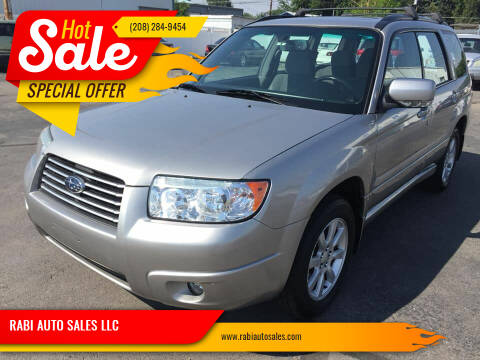 2007 Subaru Forester for sale at RABI AUTO SALES LLC in Garden City ID