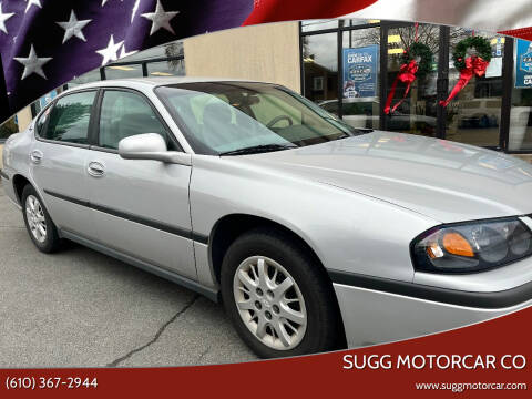 2003 Chevrolet Impala for sale at Sugg Motorcar Co in Boyertown PA