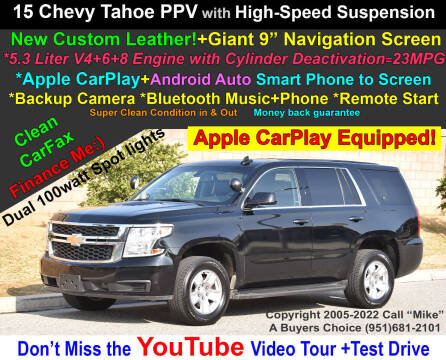 2015 Chevrolet Tahoe for sale at A Buyers Choice in Jurupa Valley CA