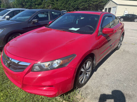 2012 Honda Accord for sale at Pinnacle Acceptance Corp. in Franklinton NC