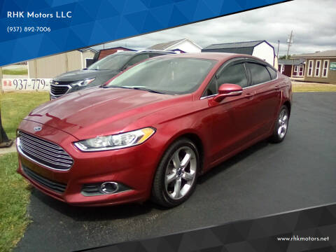 2015 Ford Fusion for sale at RHK Motors LLC in West Union OH