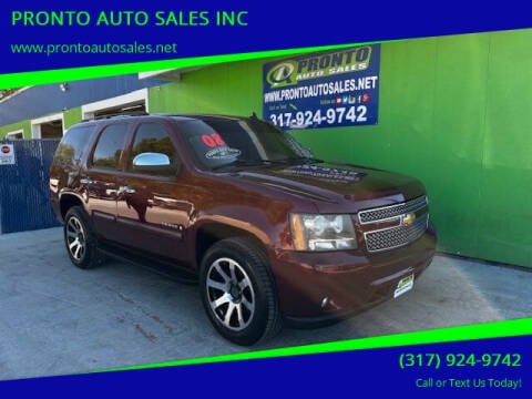 2008 Chevrolet Tahoe for sale at PRONTO AUTO SALES INC in Indianapolis IN