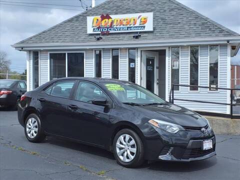 2016 Toyota Corolla for sale at Dormans Annex in Pawtucket RI