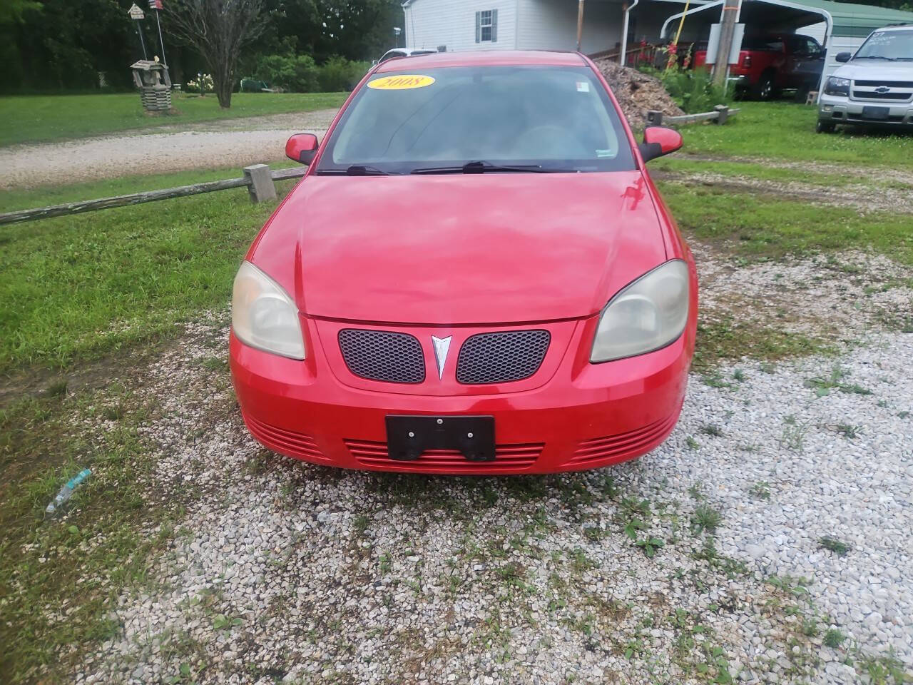Red 2008 Pontiac G5 Base 2dr Coupe 2