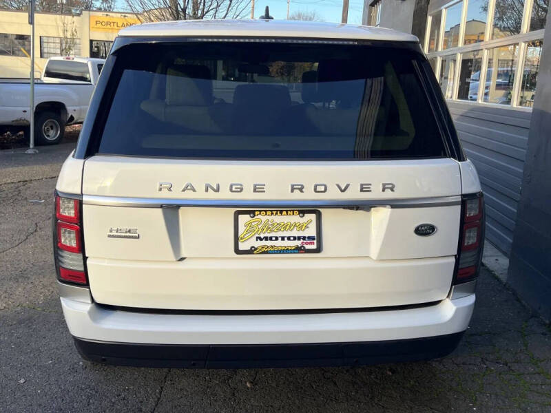 2016 Land Rover Range Rover HSE