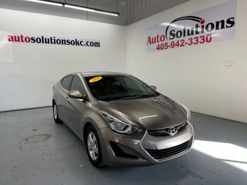 2016 Hyundai Elantra for sale at Auto Solutions in Warr Acres OK
