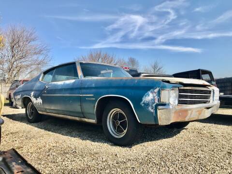 1972 Chevrolet Chevelle Malibu for sale at 500 CLASSIC AUTO SALES in Knightstown IN