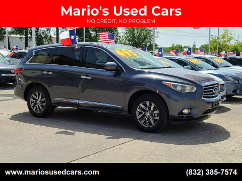 2013 Infiniti JX35 for sale at Mario's Used Cars in Houston TX