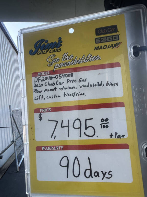 2020 Club Car Precedent