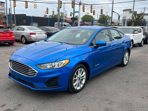 2019 Ford Fusion Hybrid for sale at SKYLINE AUTO in Detroit MI
