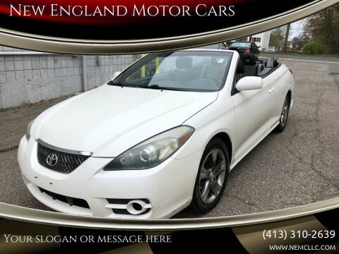 2007 Toyota Camry Solara for sale at New England Motor Cars in Springfield MA