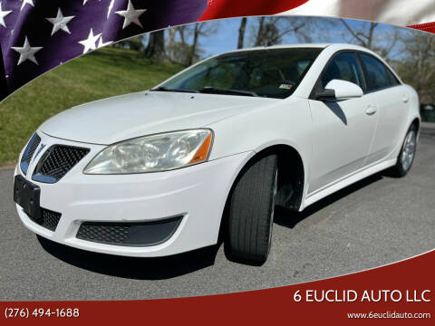 2010 Pontiac G6 for sale at 6 Euclid Auto LLC in Bristol VA