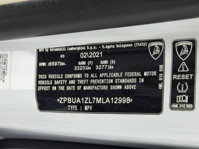2021 Lamborghini Urus