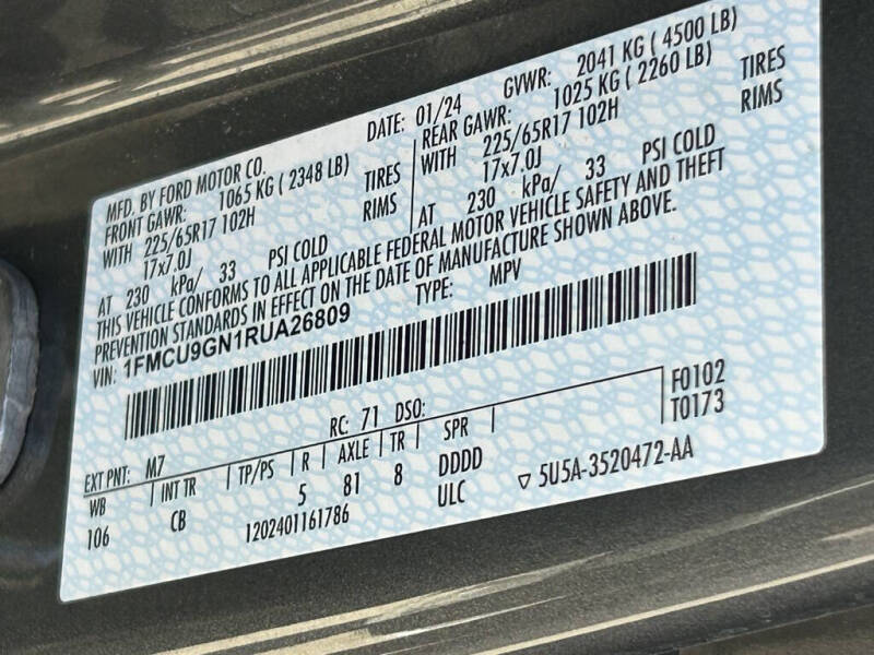 2024 Ford Escape Active