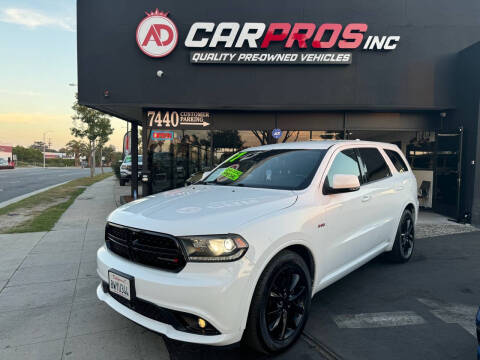 2017 Dodge Durango for sale at AD CarPros, Inc. in Downey CA