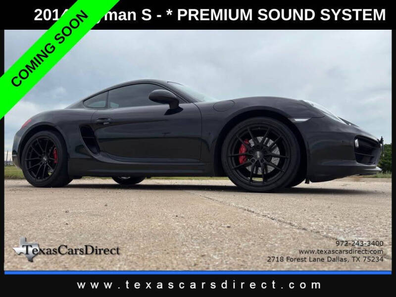 2014 Porsche Cayman S