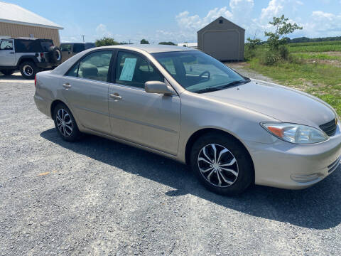 2002 Toyota Camry for sale at Shoreline Auto Sales LLC in Berlin MD