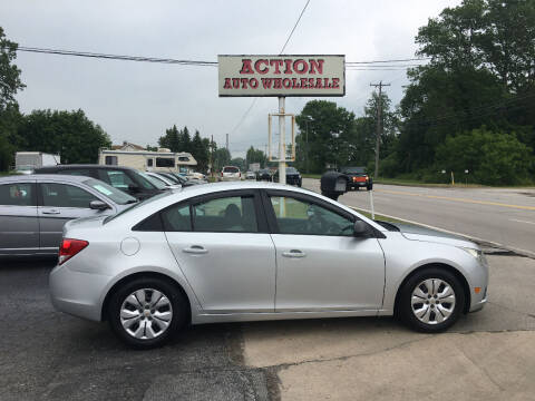 2013 Chevrolet Cruze for sale at Action Auto Wholesale in Painesville OH