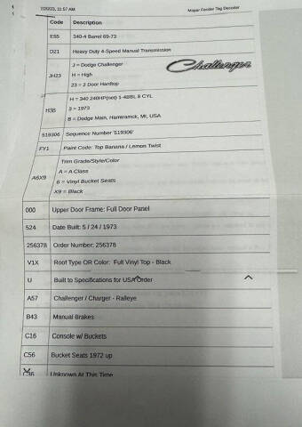 1973 Dodge Challenger