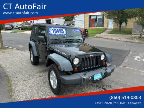 2011 Jeep Wrangler for sale at CT AutoFair in West Hartford CT