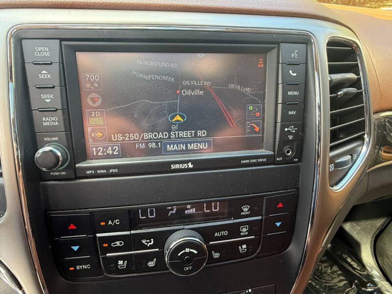 2012 Jeep Grand Cherokee Overland