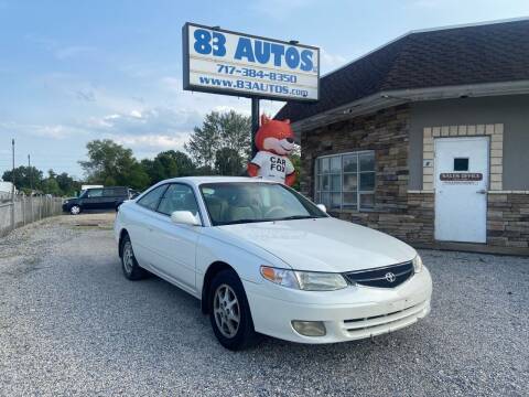 2000 Toyota Camry Solara for sale at 83 Autos in York PA