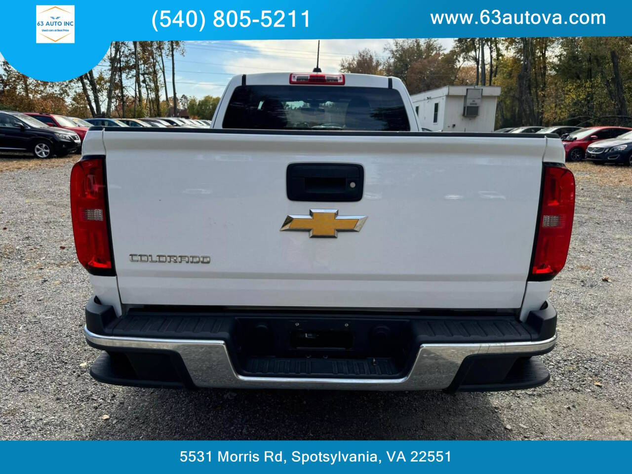 2018 Chevrolet Colorado for sale at 63 Auto Inc in Spotsylvania, VA