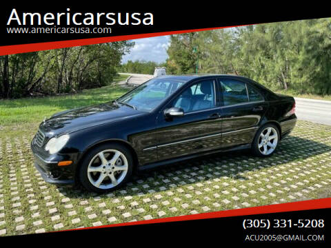 2007 Mercedes-Benz C-Class for sale at Americarsusa in Hollywood FL