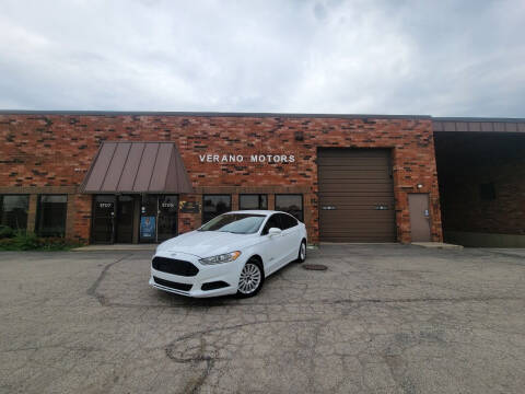 2014 Ford Fusion Hybrid for sale at Verano Motors in Addison IL