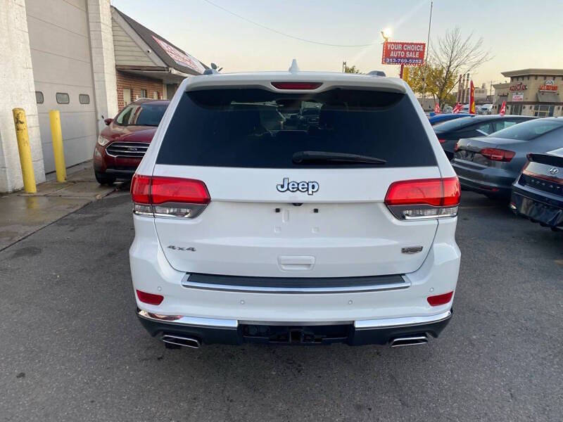 2017 Jeep Grand Cherokee Summit
